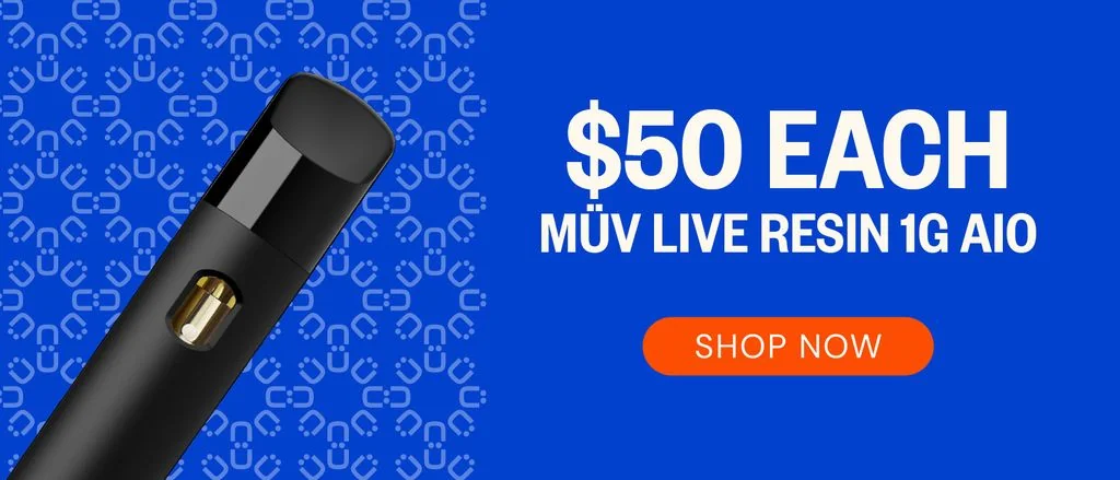 $50 MÜV Live Resin 1g AIO