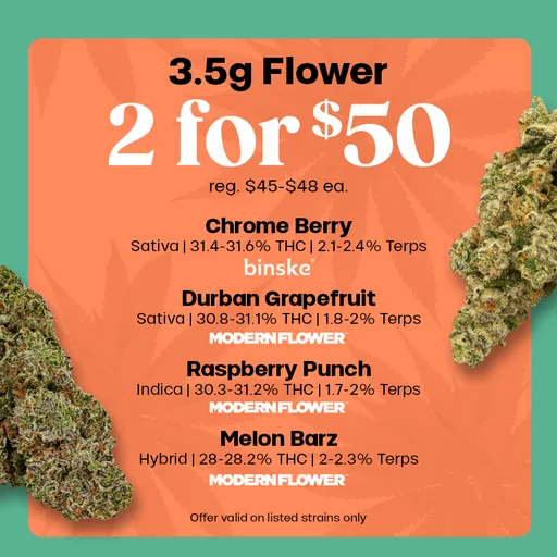 2 for $50 Flower