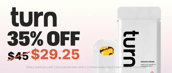 35% Off Turn AIO Vapes!