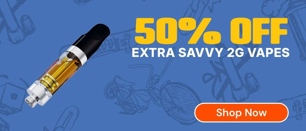 50% OFF Extra Savvy 2G Vapes