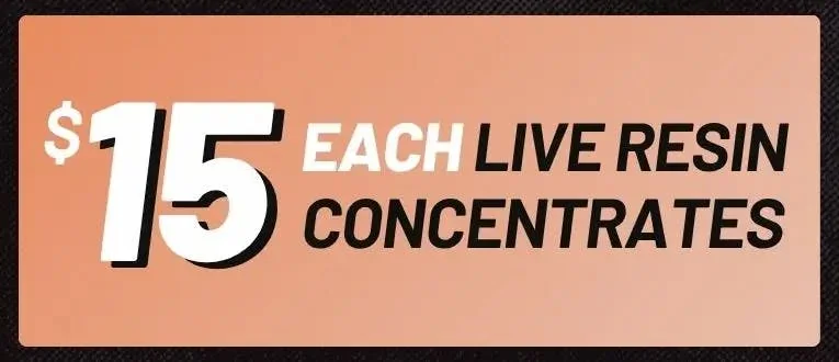Live Resin Concentrates - $20 each
