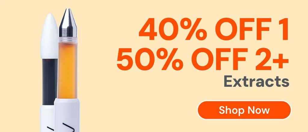 Extracts: 40% OFF 1 or 50% OFF 2