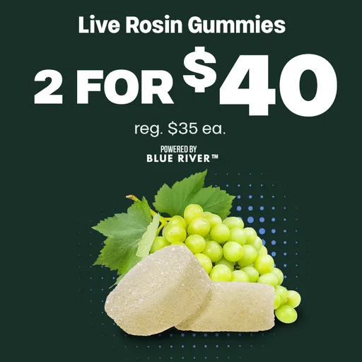 2 For $40 Live Rosin Gummies