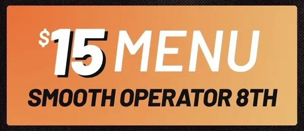 $15 Menu