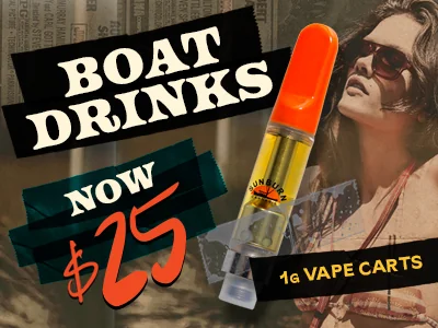 Boat Drinks Vapes: $25