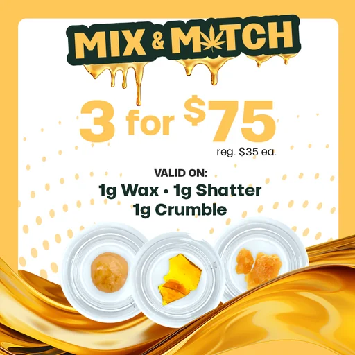 3 for $75 Concentrates Bundle