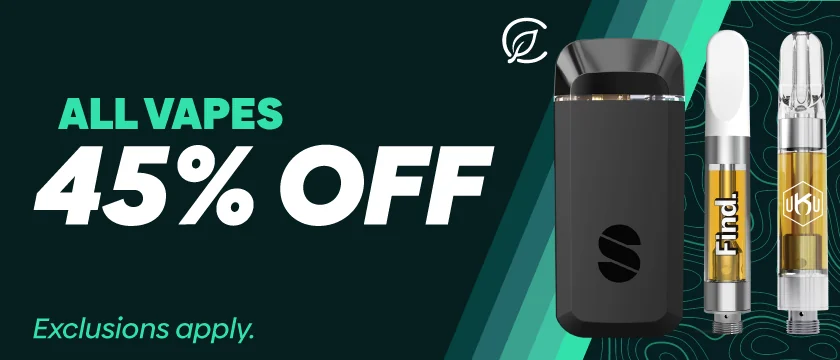 45% off Vapes (exclusions apply)