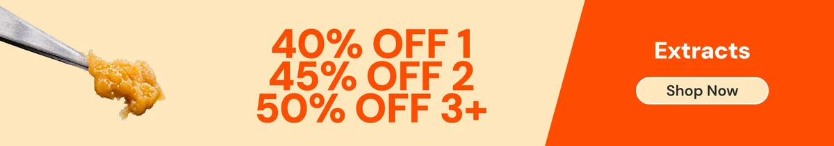 All Extracts: 40% OFF 1, 45% OFF 2, 50% OFF 3+
