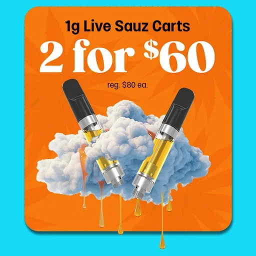 Double up on Live Sauz Carts