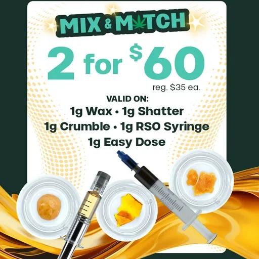2 for $60 Mix & Match
