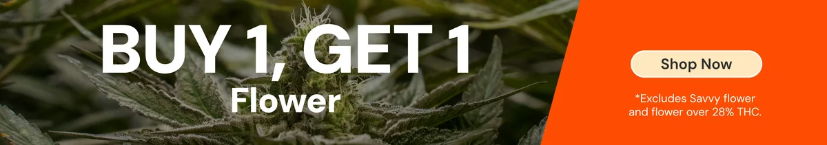 Buy one, get one flower