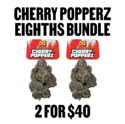 2 for $40 Cherry Popperz Eighths Bundle
