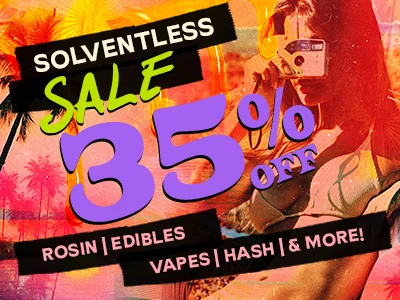 35% Off Solventless