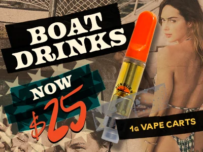 Boat Drinks Vapes: $25