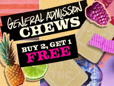 Distillate Chews: Buy 2 Get 1 Free