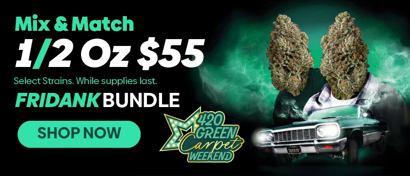 1/2 OZ Mix and Match Select Strains for $55