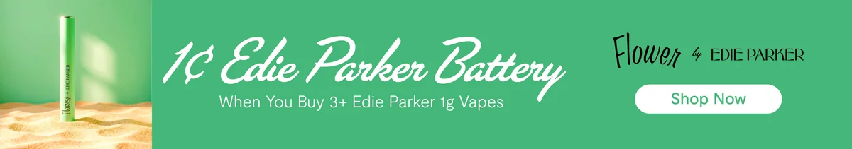 Buy 3+ Edie Parker 1g Vapes, get an Edie Parker Battery
