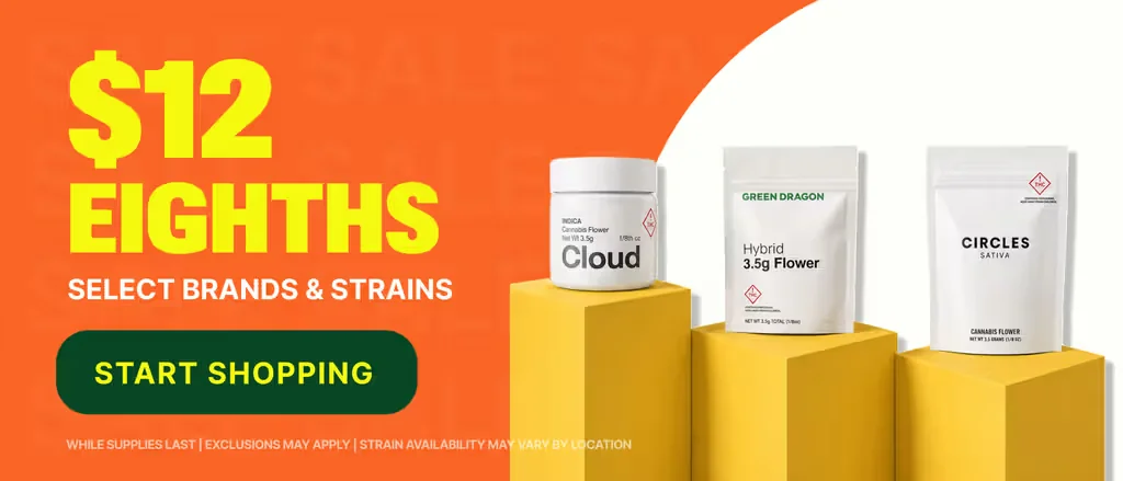 $12 Select Green Dragon, Circles & Cloud Eighths