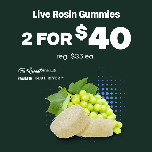 2 For $40 Live Rosin Gummies
