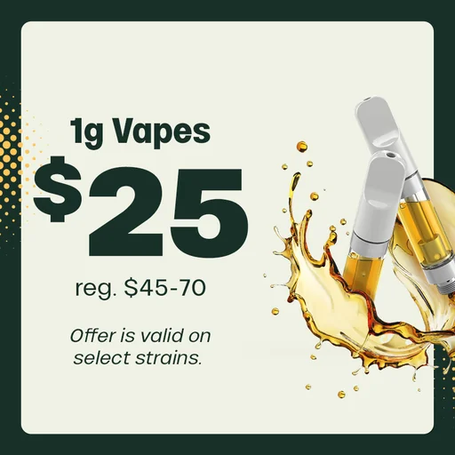 $25 Select 1g Vapes