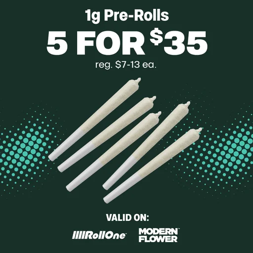 5 for $35 1g Pre-Rolls