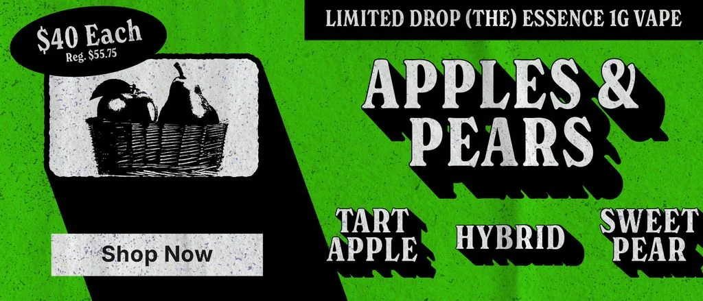$40 (the) Essence Apples & Pears 1g Vape
