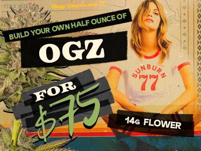 OGZ 1/8ths: 4 for $75