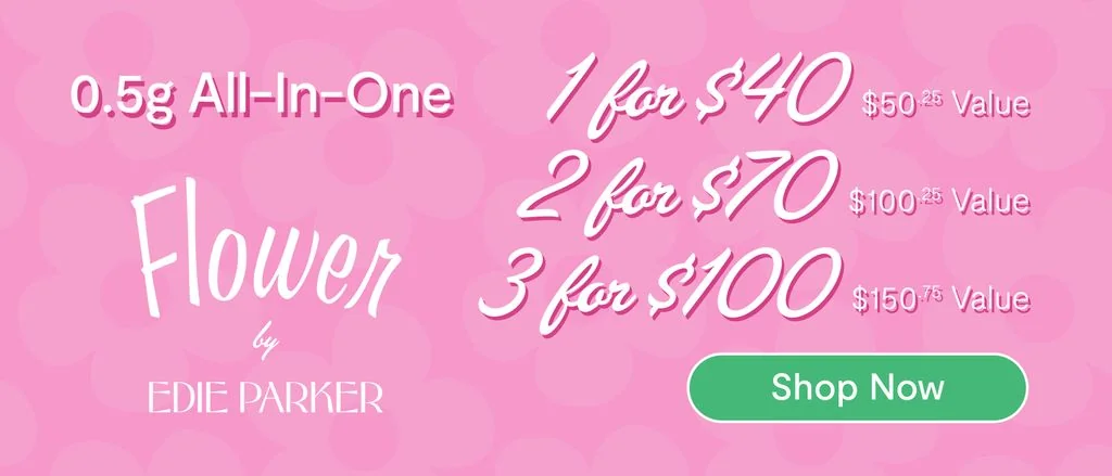 Edie Parker Petal Puffers: 1-for-$40, 2-for-$70, 3-for-$100